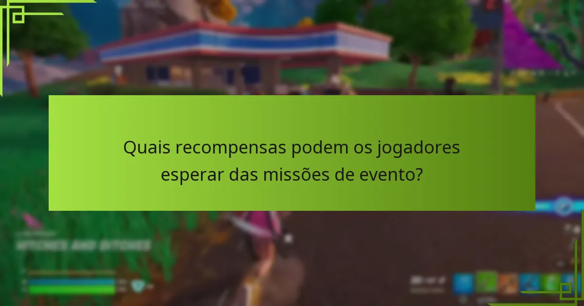 Como as missões de evento se comparam a outros eventos no jogo?